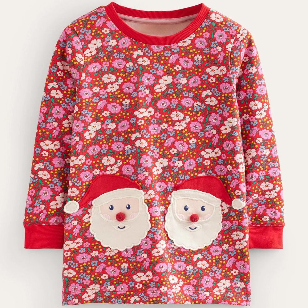 NWT Mini Boden Applique Sweatshirt Tunic